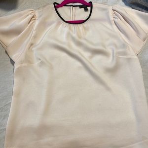 Jcrew blouse with puff sleeves